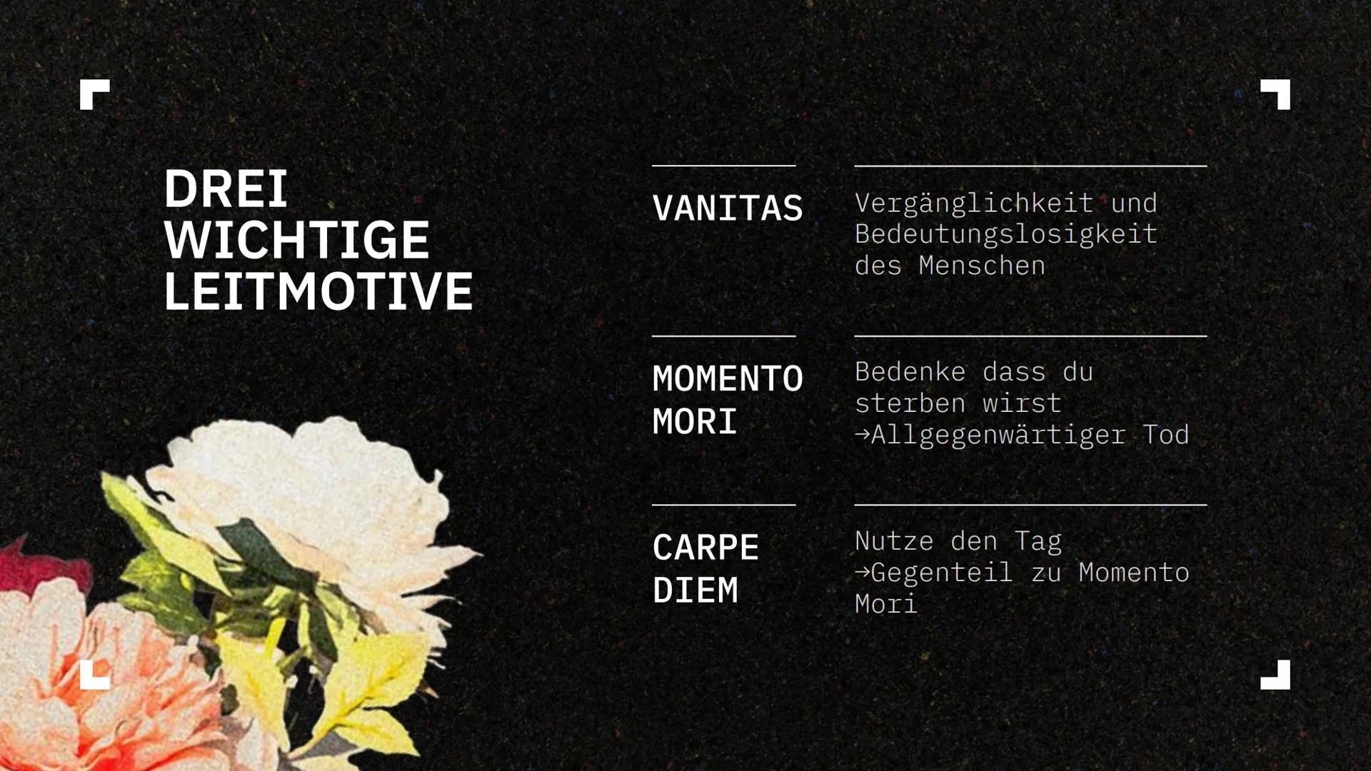 r
Barock
-Kunstepoche
Kunstpräsentation
Klasse 10e
1
Annemarie Stella Kerstin Hebert GLIEDERUNG
1. Definition der Renaissance
2. Kennzeichen