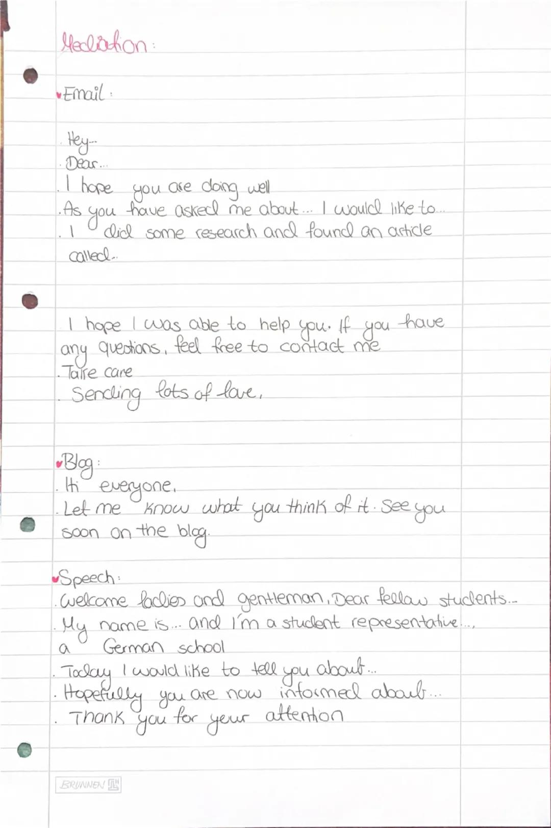 ## Formulierungshilfen (Summary) - fiction

- The given extract from the novel ", written
by... and published in..., deals with.
- The given