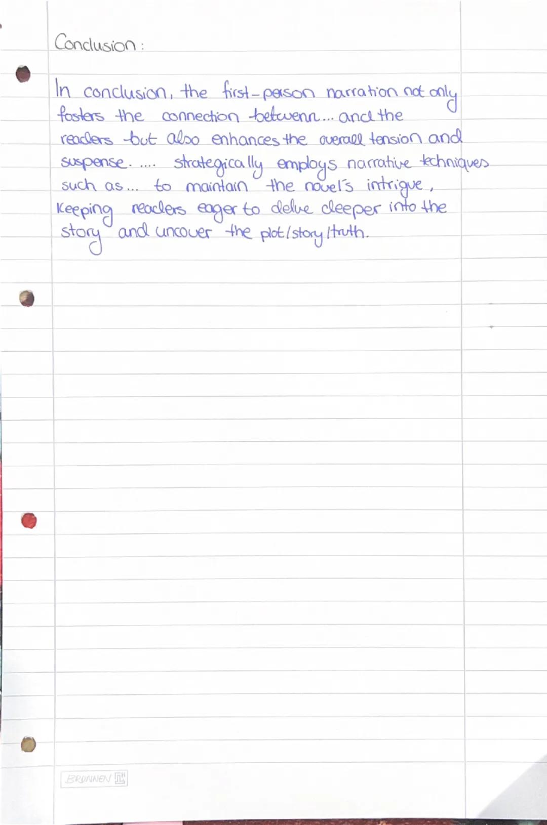 ## Formulierungshilfen (Summary) - fiction

- The given extract from the novel ", written
by... and published in..., deals with.
- The given