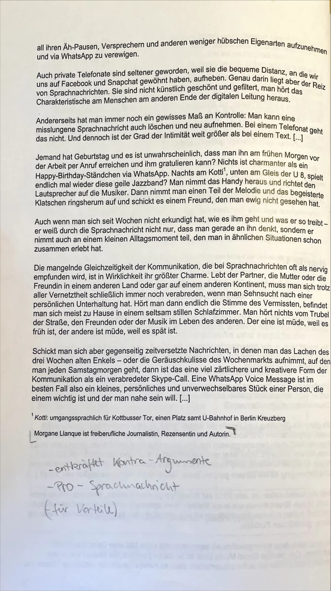 MATERIALGESTÜTZTES SCHREIBENT
Jeda
Form siehe ABS
Probe text
Aufgabe:
Anlass
Textsorte
An Ihrer Schule wird eine Projektwoche zum
Thema Komm