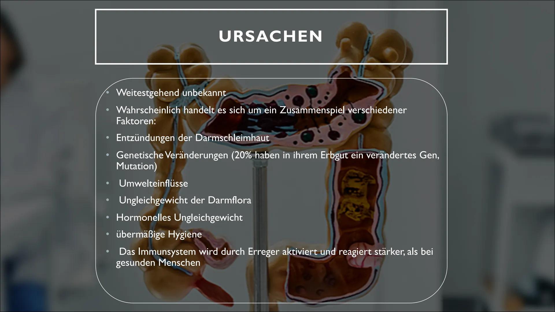 ENTZÜNDLICHE DARMERKRANKUNG
MORBUS CROHN -
em
pee INHALTSVERZEICHNIS
1) Definition
2) Beschreibung der Krankheit
3) Ursachen und Risikofakto