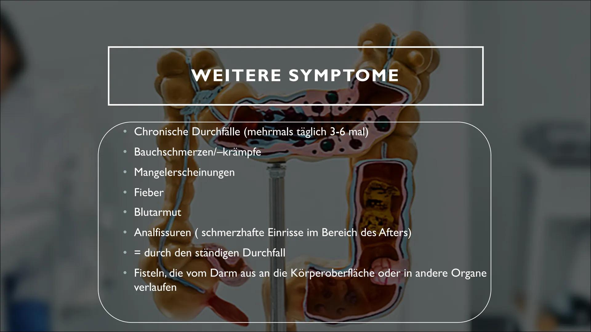 ENTZÜNDLICHE DARMERKRANKUNG
MORBUS CROHN -
em
pee INHALTSVERZEICHNIS
1) Definition
2) Beschreibung der Krankheit
3) Ursachen und Risikofakto