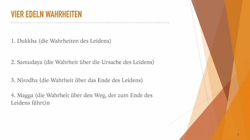 Buddhismus
Von: Liona Ache und Hanne Witschel INHALTSVERZEICHNIS
➤ Buddhas Leben
➤ Vier Ausfahrten
➤ Lehre des Buddhas
➤ Vier edlen Wahrheit