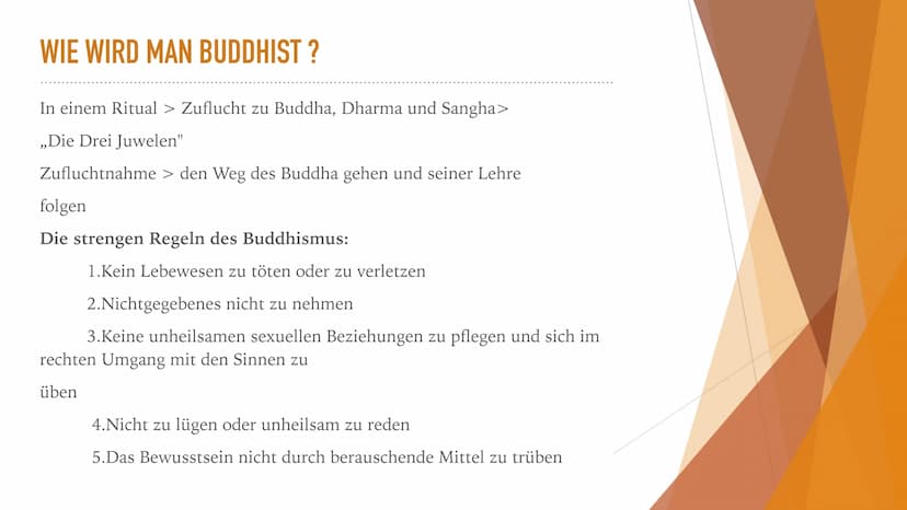 Buddhismus
Von: Liona Ache und Hanne Witschel INHALTSVERZEICHNIS
➤ Buddhas Leben
➤ Vier Ausfahrten
➤ Lehre des Buddhas
➤ Vier edlen Wahrheit