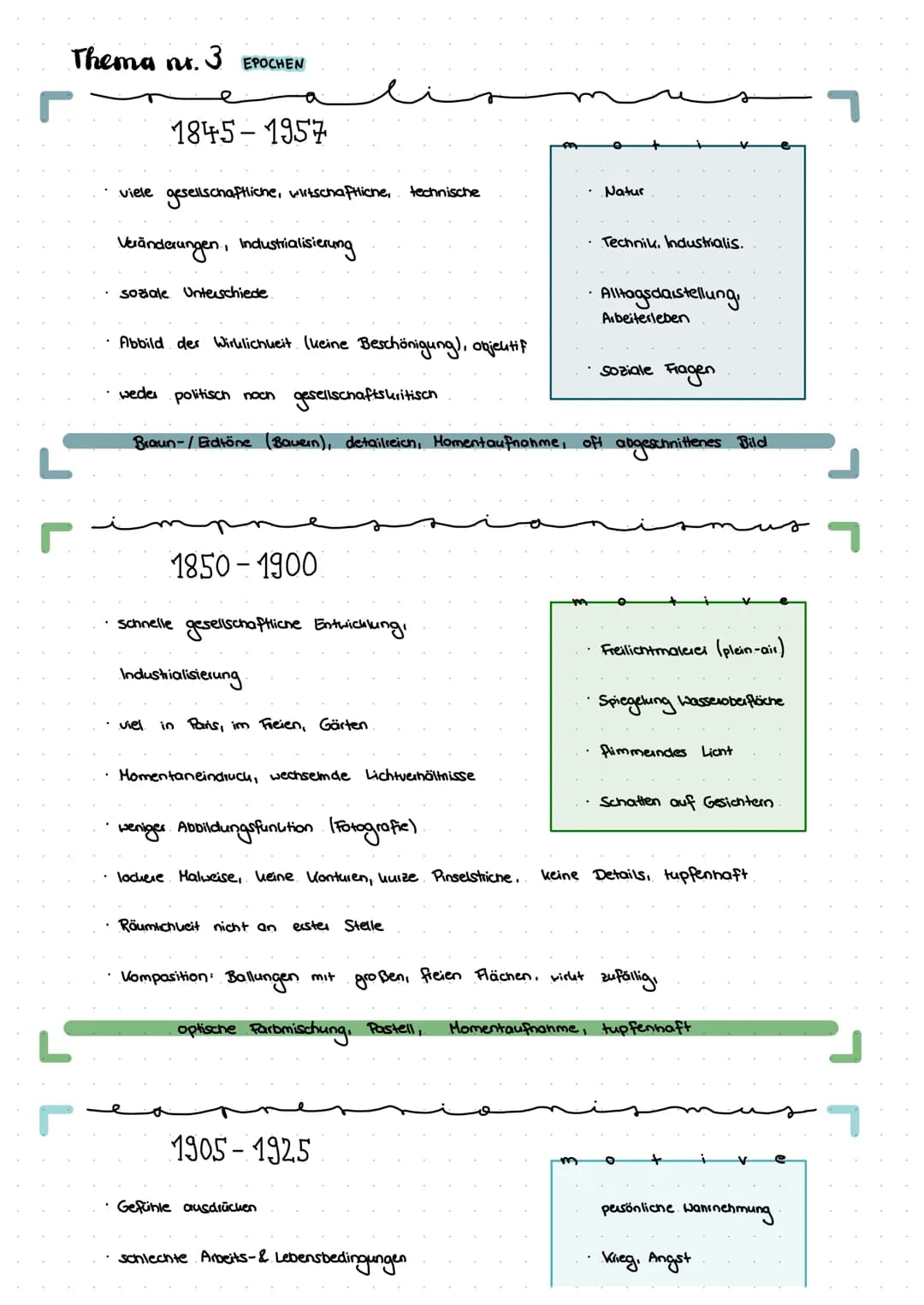 LERNEN
Thema nr.1 BILDANALYSE
L
ANALYSE & EPOCHEN
Bilddaten
Erster Eing
erster subjektiver
Künstler, Titel, Größe, Entstehungsjahr, Technik,