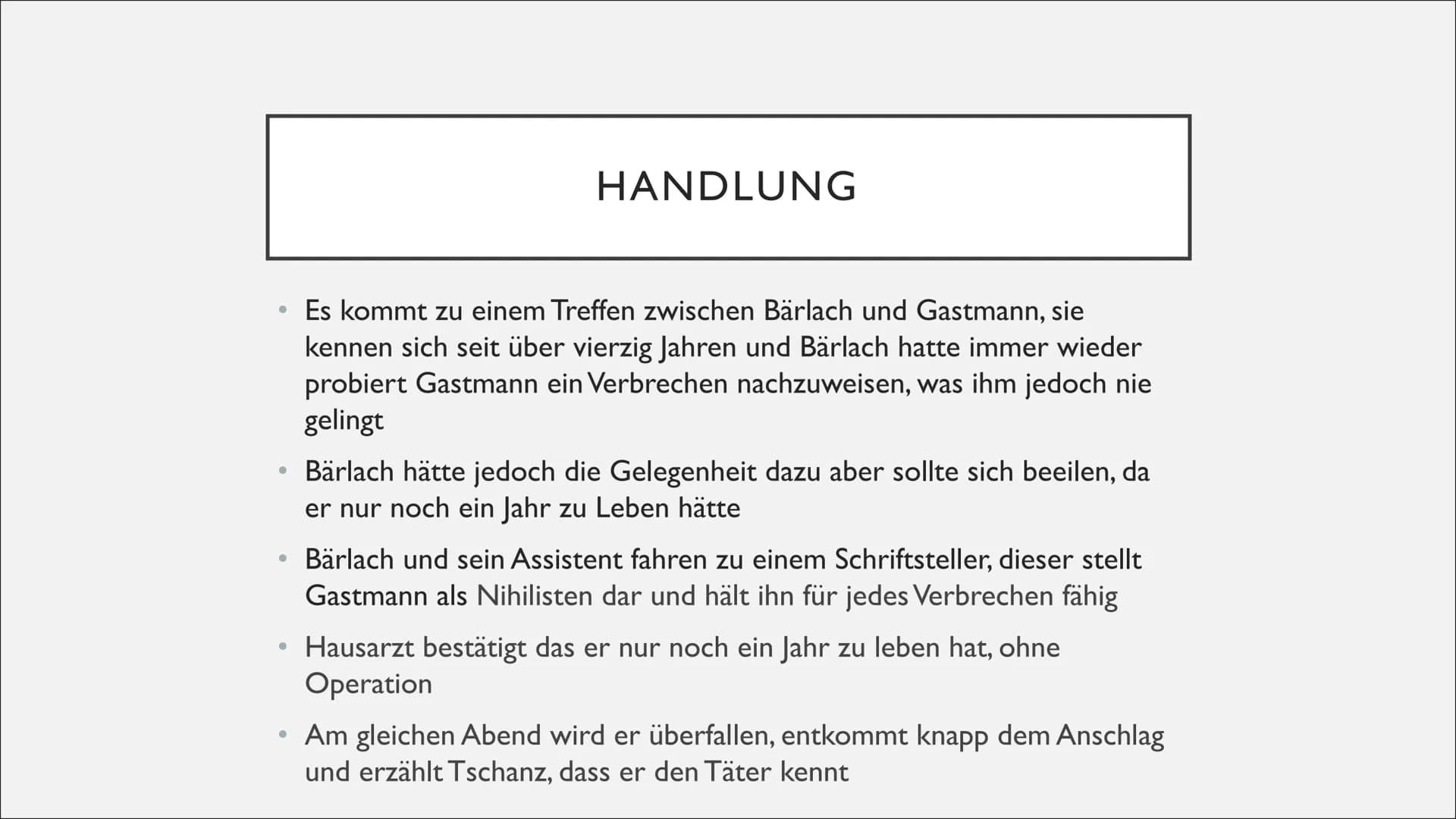 DER RICHTER UND SEIN HENKER
Von Sarah
LIVK ●
●
●
●
●
●
●
Autor
Allgemeines
Figuren
Handlung
Leseprobe
Kundenrezensionen
Meinung
Quellen
GLIE