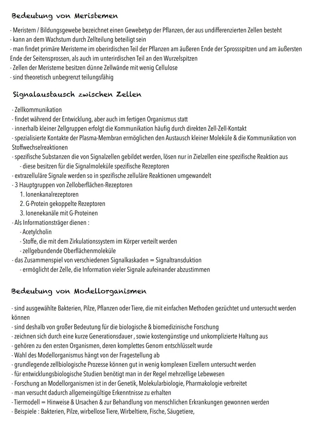 E-Phase
Zellbiologie BIOLOGY Abitur Checkliste - Themenübersicht
Struktur und Funktion von Zellen
Organisationsstufen und Kennzeichen des Le