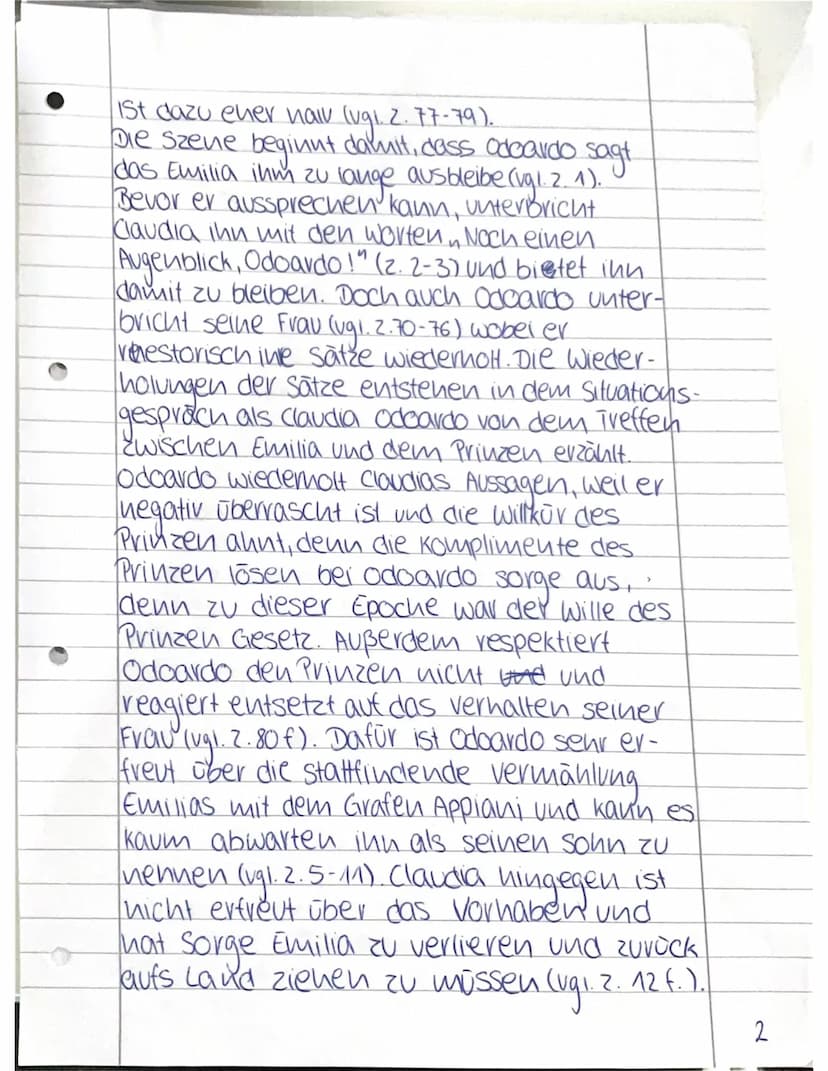 Analyse Emilia Galotti (2,4) 5.40141
0 Das in fünf Aufzügen aufgeteilte Traver-
Spiel, Emilia Galotting von JG. 6. Lessing
E.
wurde im Jahr 
