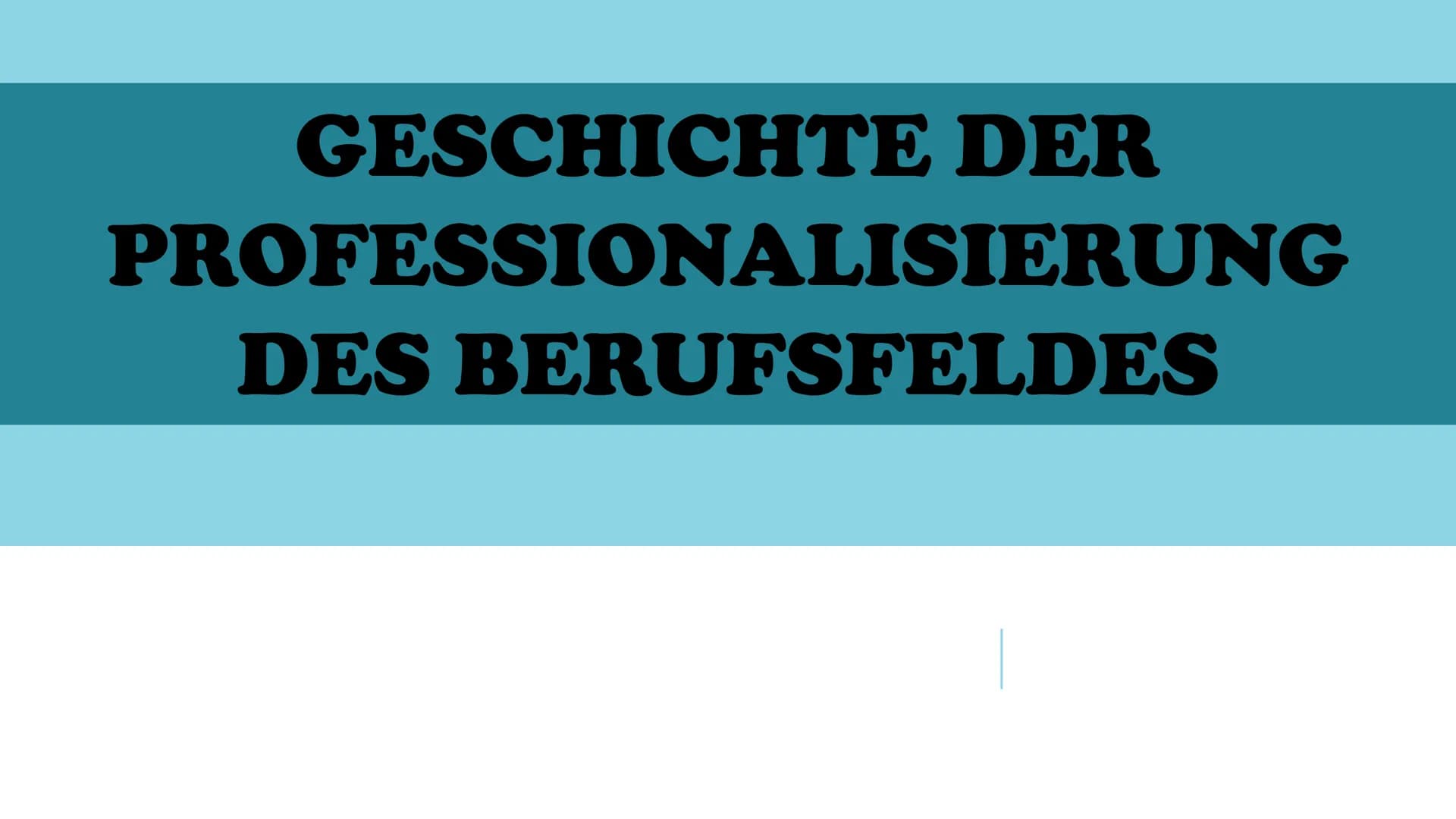 GESCHICHTE DER
PROFESSIONALISIERUNG
DES BERUFSFELDES GLIEDERUNGEN
01. Die Wurzeln des „Pädagogen"
02. Pädagogisches Denken und Handeln- präg