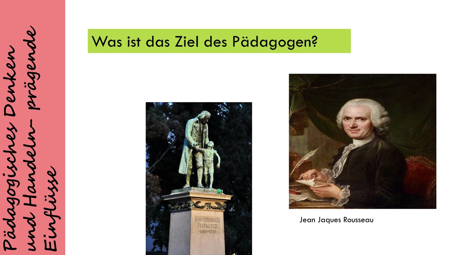 GESCHICHTE DER
PROFESSIONALISIERUNG
DES BERUFSFELDES GLIEDERUNGEN
01. Die Wurzeln des „Pädagogen"
02. Pädagogisches Denken und Handeln- präg