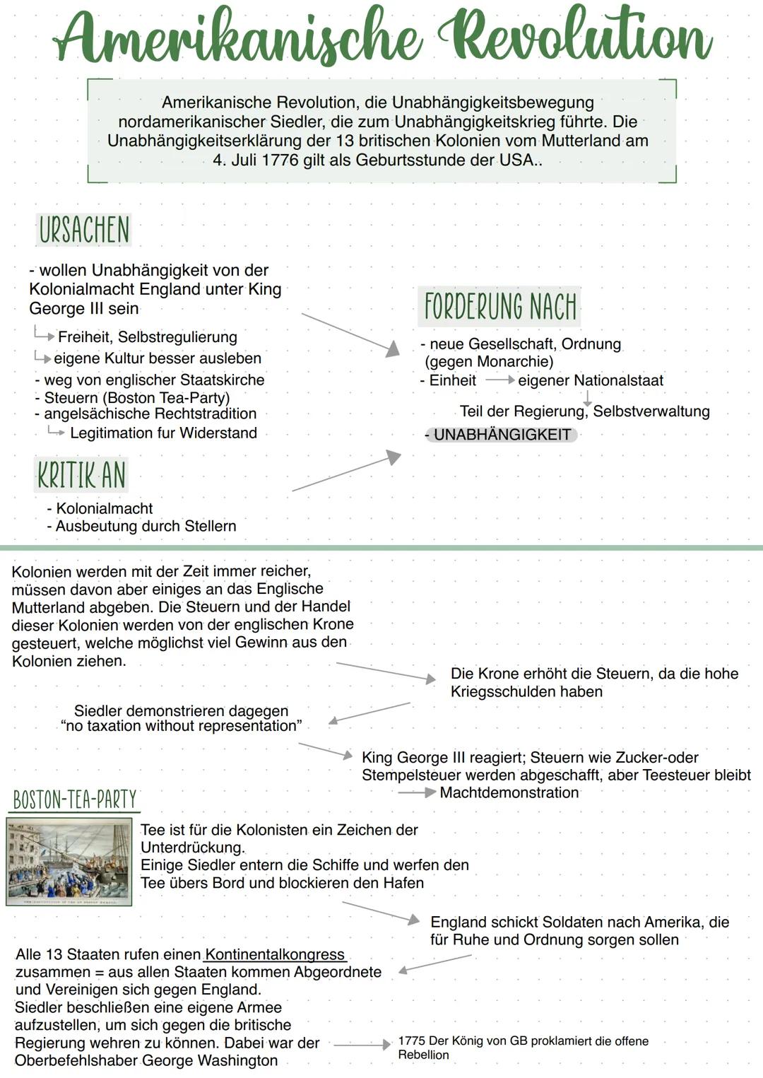 Amerikanische Revolution
Amerikanische Revolution, die Unabhängigkeitsbewegung
nordamerikanischer Siedler, die zum Unabhängigkeitskrieg führ