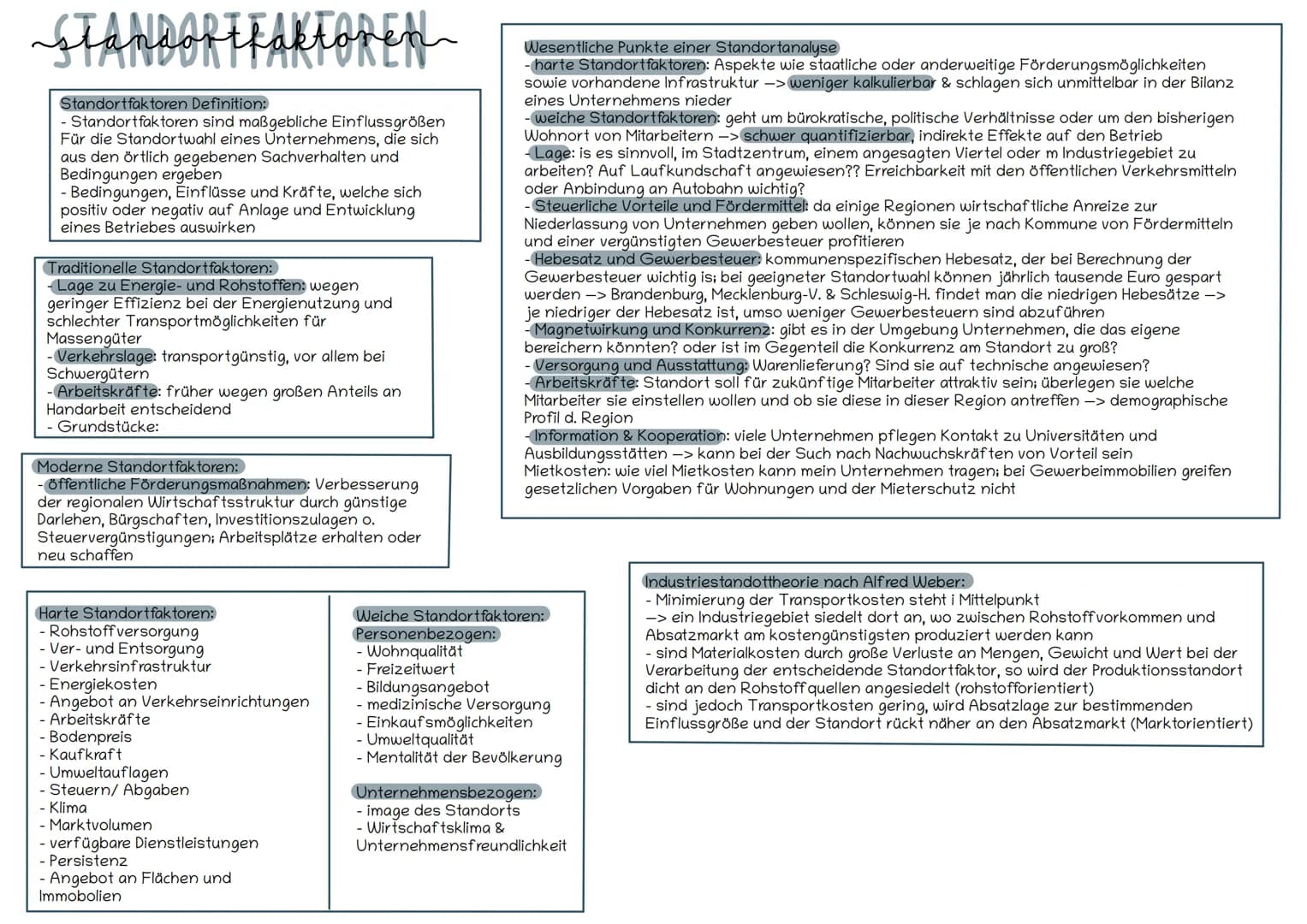 StandortFaktoren
Standortfaktoren Definition:
- Standortfaktoren sind maßgebliche Einflussgrößen
Für die Standortwahl eines Unternehmens, di