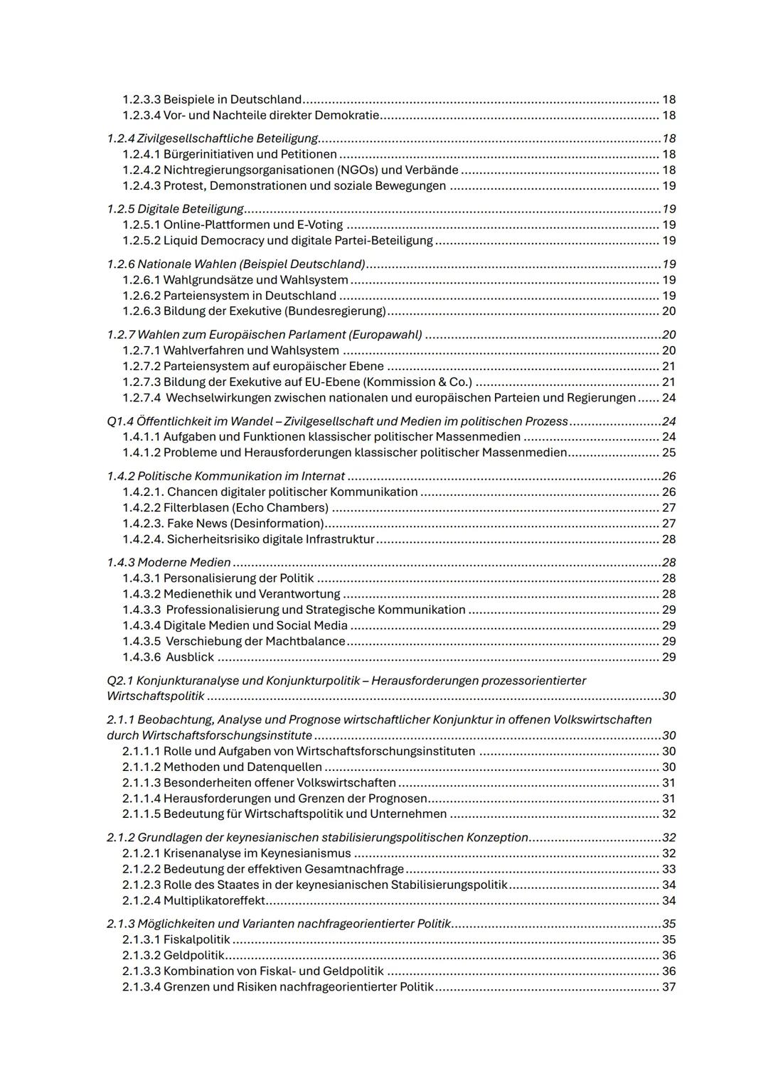# PoWi Abitur Themen Übersicht und Vertiefung

Inhaltsverzeichnis

PoWi Abitur Themen Übersicht und Vertiefung..............................