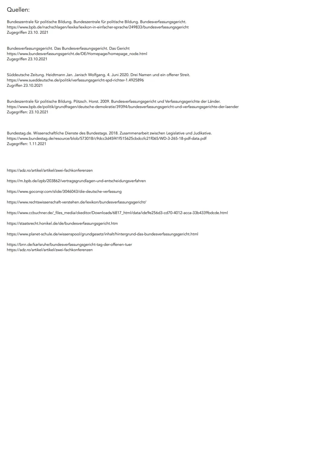 Das Bundesverfassungsgericht
Eins der 5 Verfassungsorgane
Aufgaben
- Einhaltung des Grundgesetzes in der Bundesrepublik
Deutschland
- Durchs