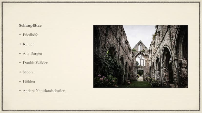 Die literarische Epoche der
Romantik
Aliya Yesil → Begriffserklärung
→ Zeitliche Einordnung (Phasen)
→ Historische Hintergründe
→ Merkmale
S