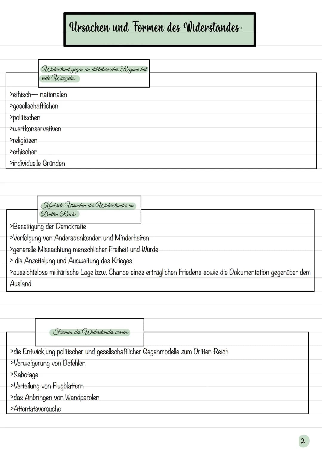 Definition:
Als Widerstand wird die Verweigerung des Gehorsams oder das aktive oppositionelle Handeln gegenüber der
Obrigkeit oder der Regie