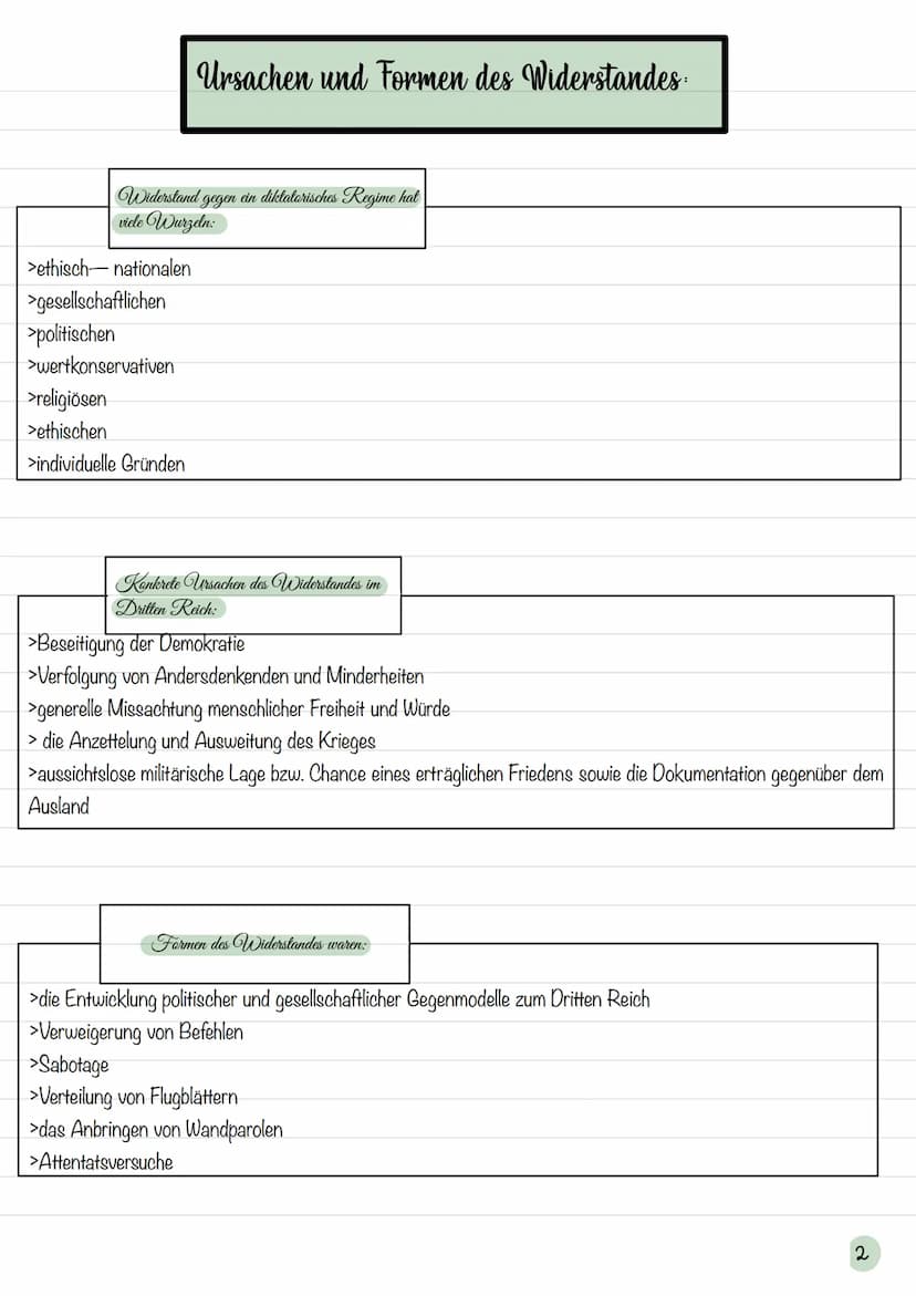 Definition:
Als Widerstand wird die Verweigerung des Gehorsams oder das aktive oppositionelle Handeln gegenüber der
Obrigkeit oder der Regie