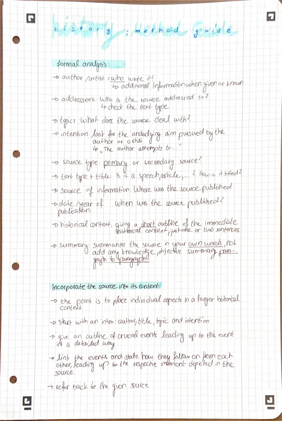 history
formal analysis:
- author/artist: Who wrde it?
method, guide
Source
40 additional Information when given.
addressees: Who is the sou