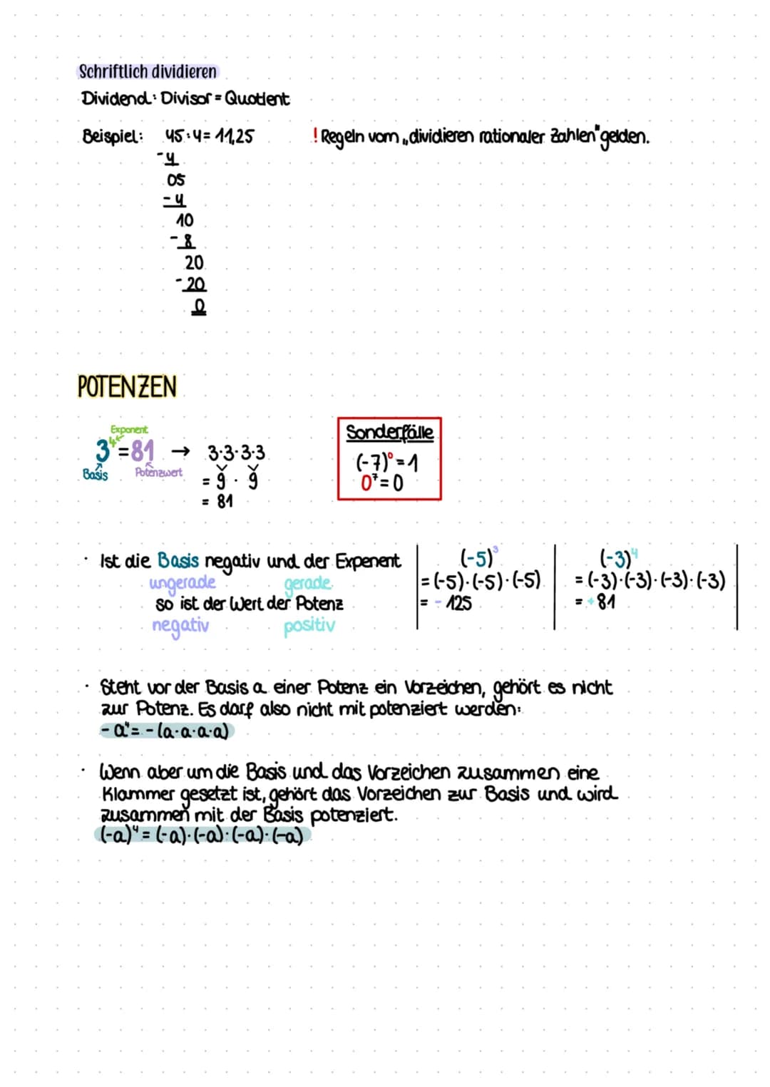 N= natürliche Zahlen (→nur ganze, positive Zahlen)
0; 1; 2; 3;....
Z= ganze Zahlen (→ alle ganzen
...;-2;-1; 0; 1; 2;....
RATIONALE ZAHLEN
Q