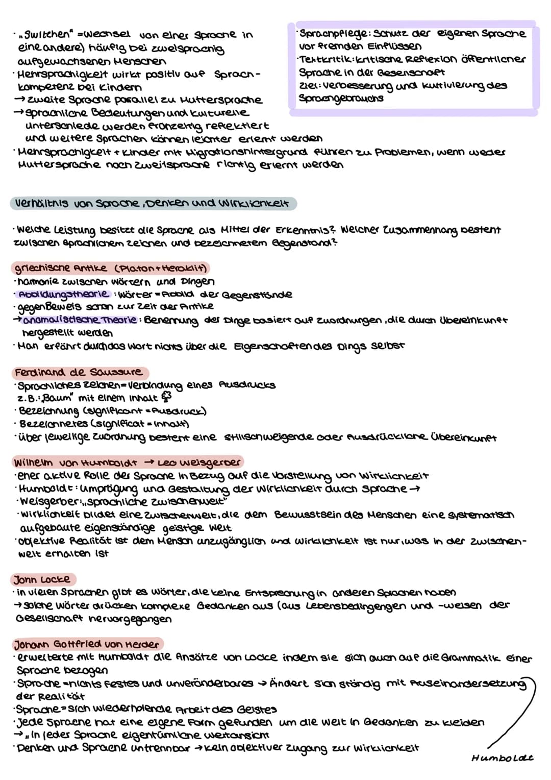 Inhaltsfeld Sprache
Spracherwerbsmodelle und -theorien
Stond heutiger Forschungen.
•Mensch ist durch anatomische Veränderungen im Mund und R