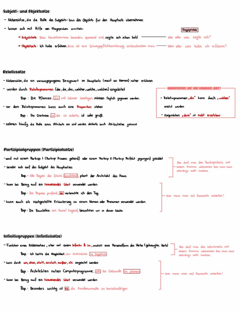 nebensätze
Kommaregeln und nebensätze
- im Satzgefüge kann es vor, zwischen oder nach dem Hauptsatz stehen
- Personalform des Verbs steht im