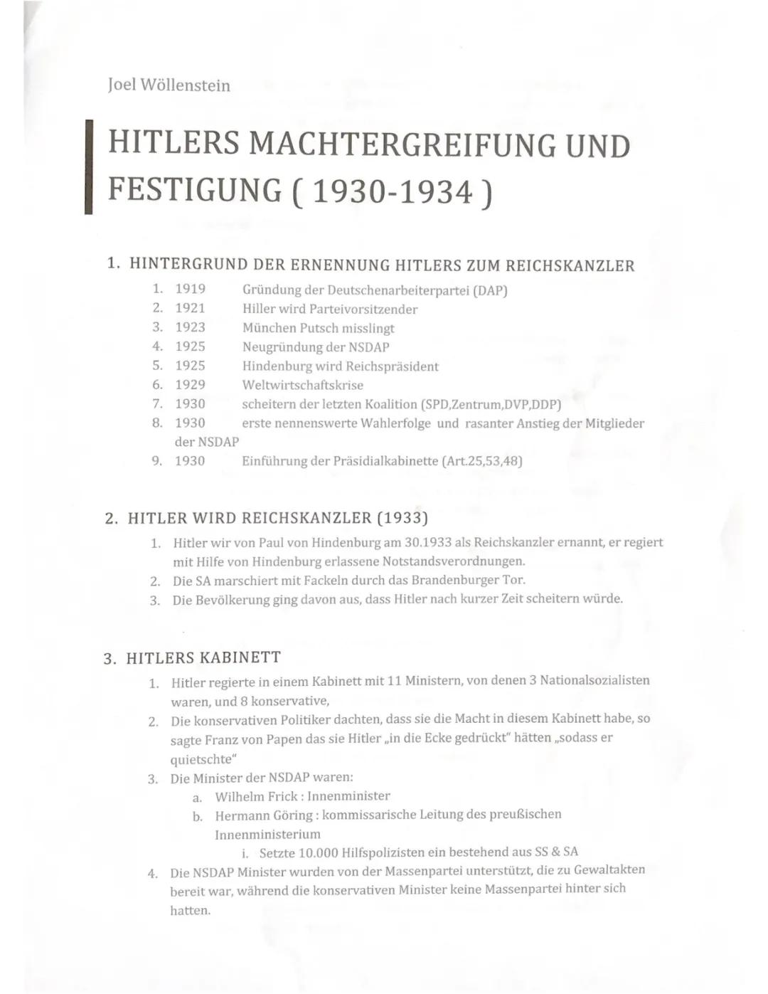 Ermächtigungsgesetz und Notverordnung 1933 einfach erklärt