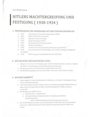 Know Hitlers Machtergreifung und -Festigung 1930-1933 thumbnail