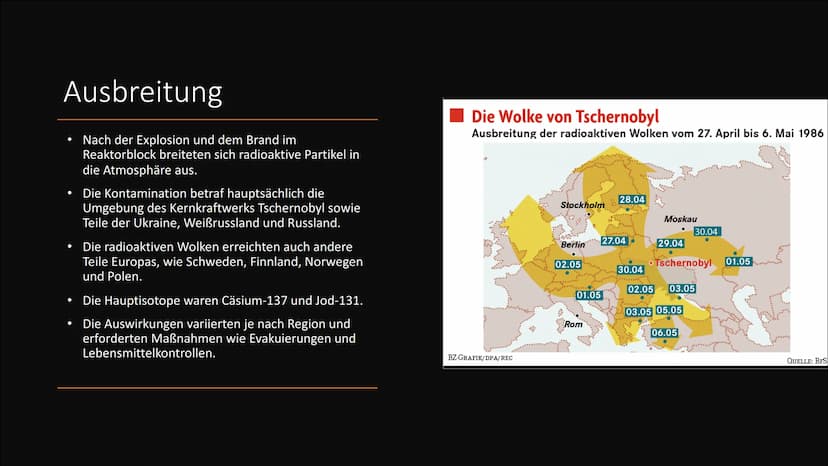 GI
Tschernobyl
Europas Schlimmste Atomkatastrophe ●
●
●
●
●
Gliederung
Allgemeines
Ursachen
Verlauf
Ausbreitung
Folgen
Tote
Vergleich mit Fu
