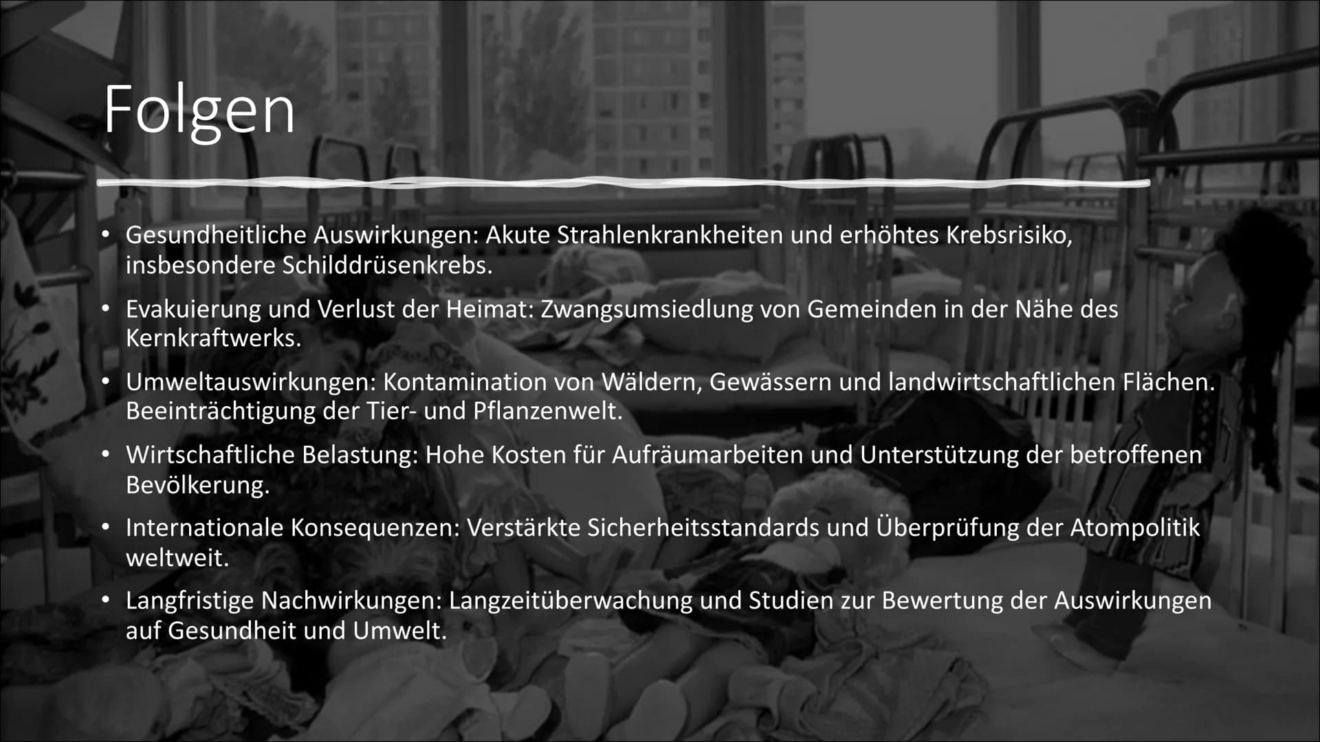 GI
Tschernobyl
Europas Schlimmste Atomkatastrophe ●
●
●
●
●
Gliederung
Allgemeines
Ursachen
Verlauf
Ausbreitung
Folgen
Tote
Vergleich mit Fu