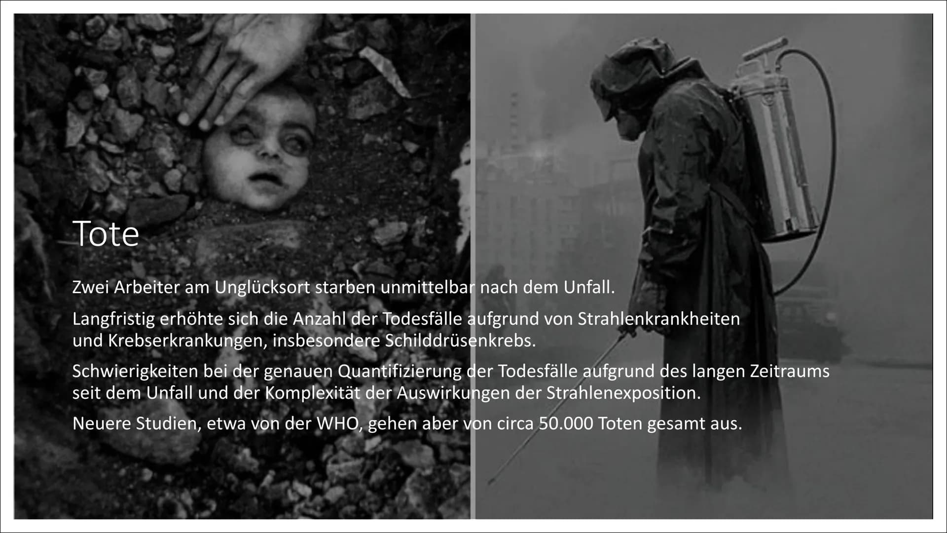 GI
Tschernobyl
Europas Schlimmste Atomkatastrophe ●
●
●
●
●
Gliederung
Allgemeines
Ursachen
Verlauf
Ausbreitung
Folgen
Tote
Vergleich mit Fu