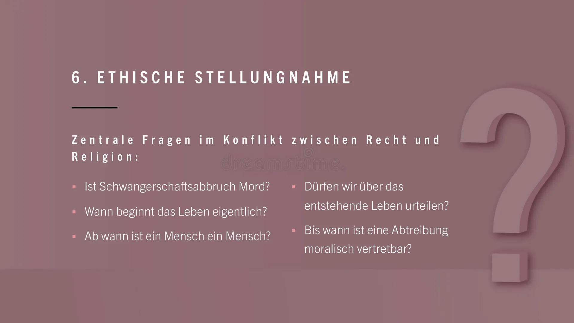 EMBRYO
12.SSW ABTREIBUNG
moralisch vertretbar?
HANNAH DE RIESE
IW12B INHALTSVERZEICHNIS
1. Allgemeines
2. Rechtliche Grundlagen
3. Gründe fü