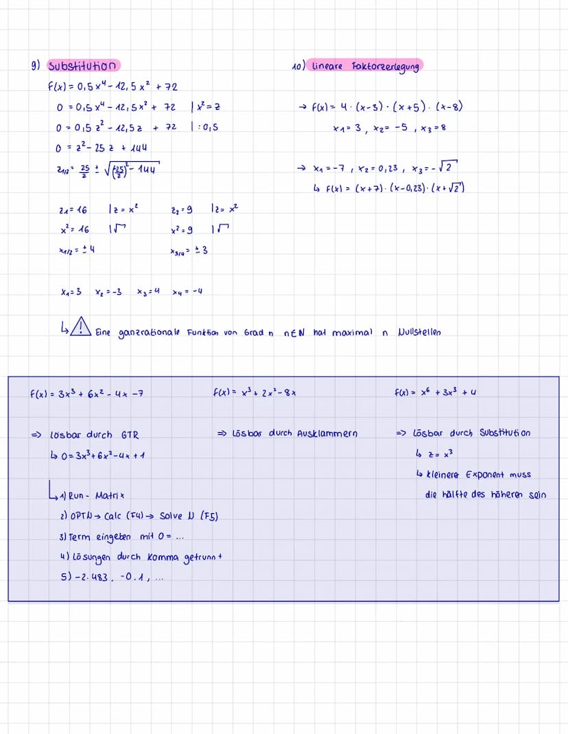 1) Einfaches berechnen
f(x) = 4x-7
0 = 4 x 1
7 = 4x
Nullstellen berechnen
x₁ = 7
4) Klammern berechnen
1+7
F(x)= (3x-7) (4x+5)
0= (3x7)
(4x 