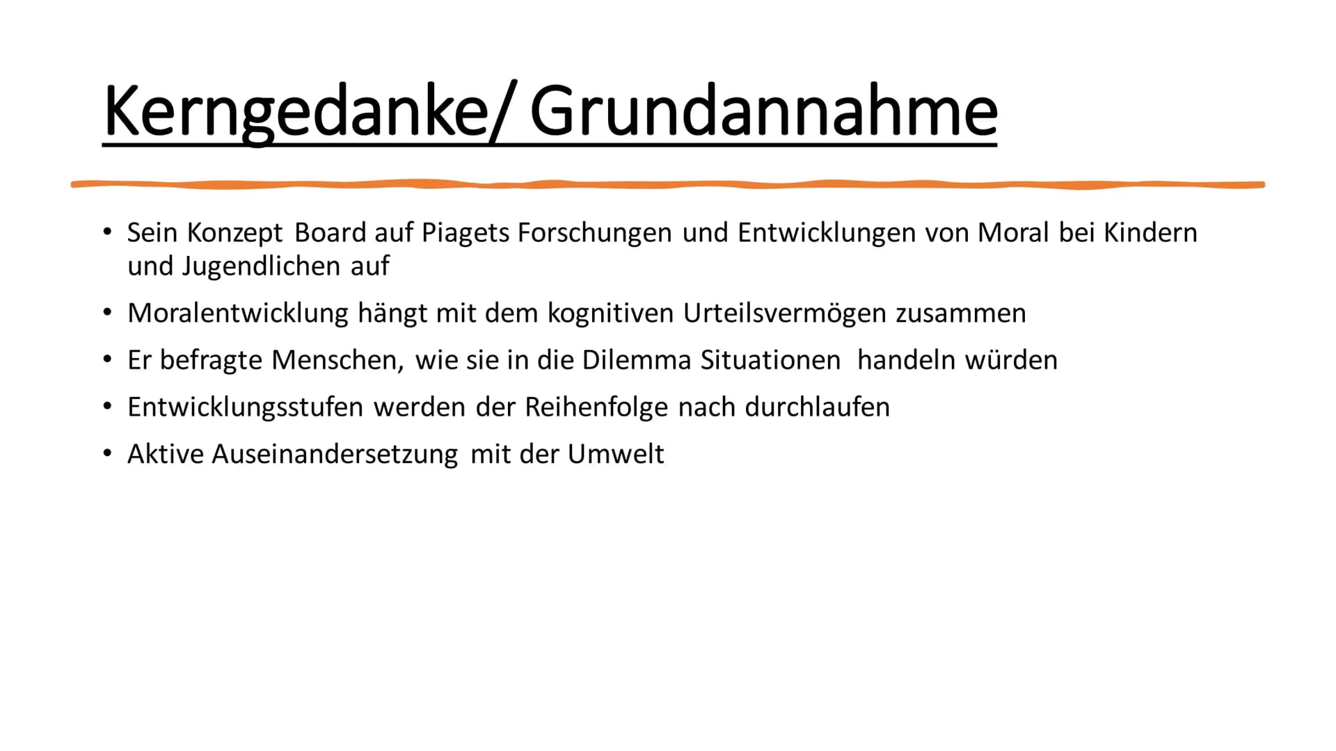 Lawrence Kohlberg Inhaltsverzeichnis
●
●
●
Moralentwicklung & Moralische und Politische Verhaltensweisen
Das Stufenmodell
Präkonventionelle 