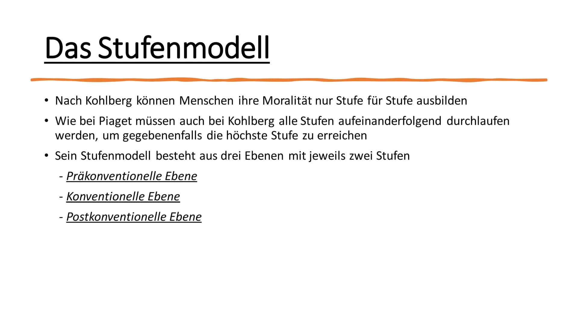 Lawrence Kohlberg Inhaltsverzeichnis
●
●
●
Moralentwicklung & Moralische und Politische Verhaltensweisen
Das Stufenmodell
Präkonventionelle 