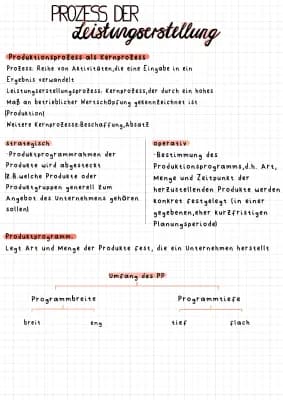 Know Prozess der Leistungserstellung  thumbnail