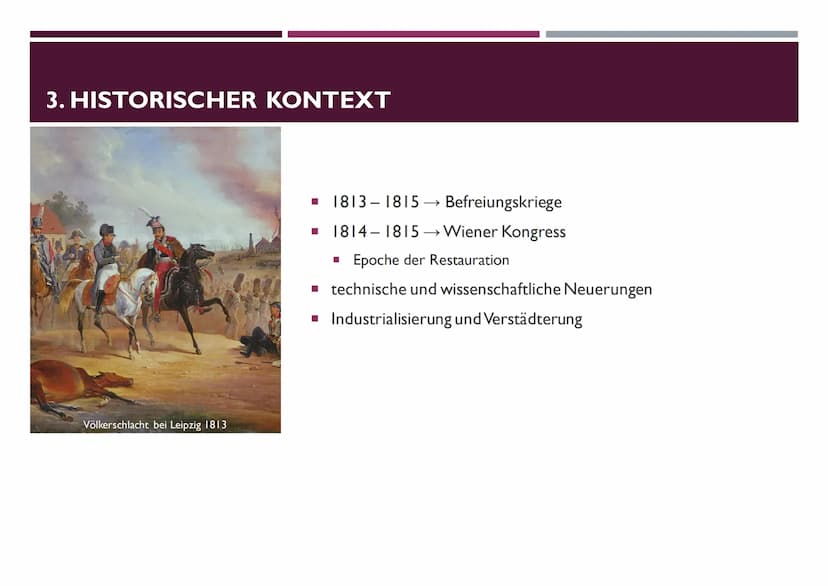 DIE ROMANTIK
(CA. 1795-1835) GLIEDERUNG
Kreidefelsen auf Rügen (1818)
I. Allgemeine Informationen
2.
Zeit & Einteilung
1. Frühromantik
2. Ho