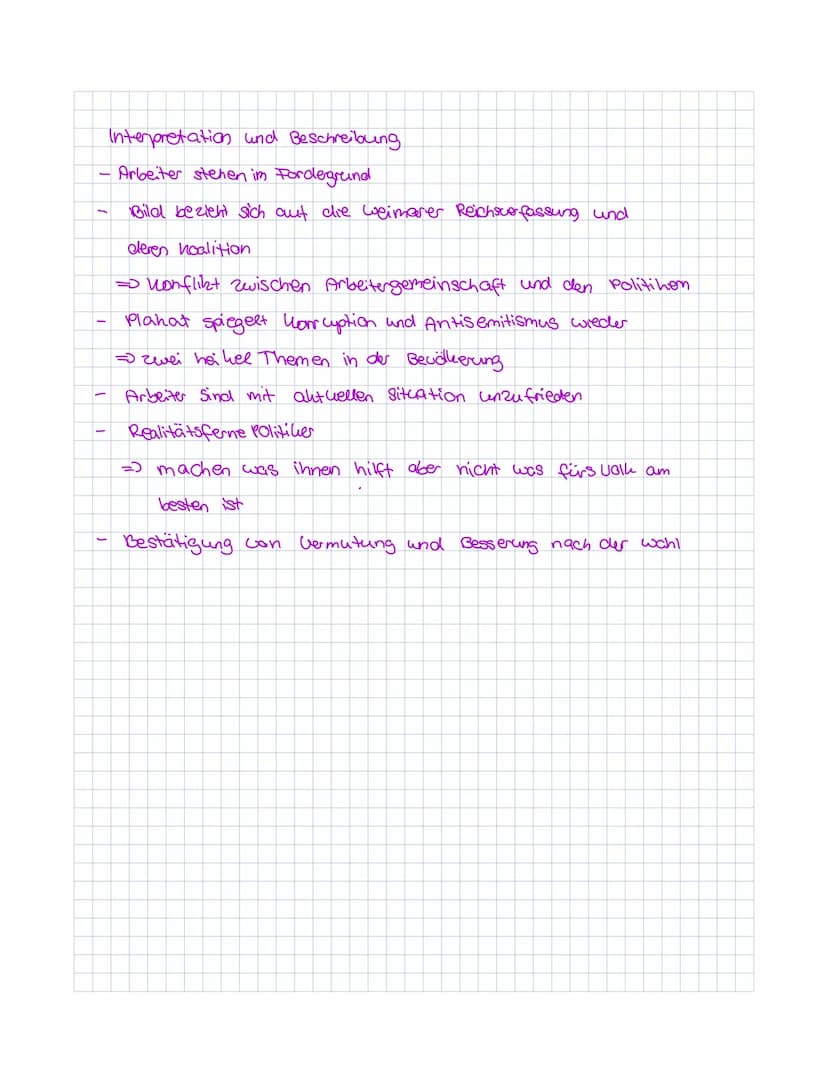 Thema groß
und über-
Zeugend
Industrie
Politiker.
SPO
= Sakobinermütze
Jude:
• Darstellung (Brille,
hlen, Nase)
=) beanflusst den
SPD Politi
