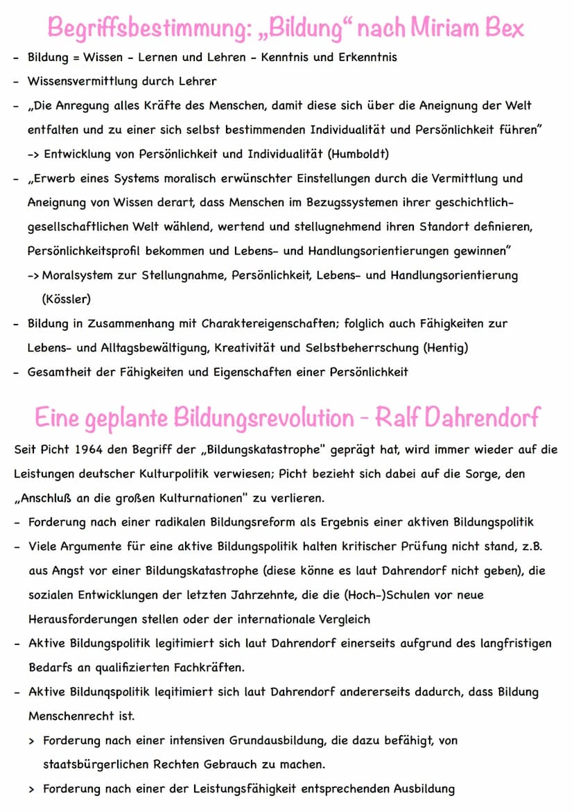 -
Funktionen von Schule nach Fend
Wir leben in einer Leistungs- und Wissensgesellschaft, in welcher der schulischen Bildung
ein hoher Stelle