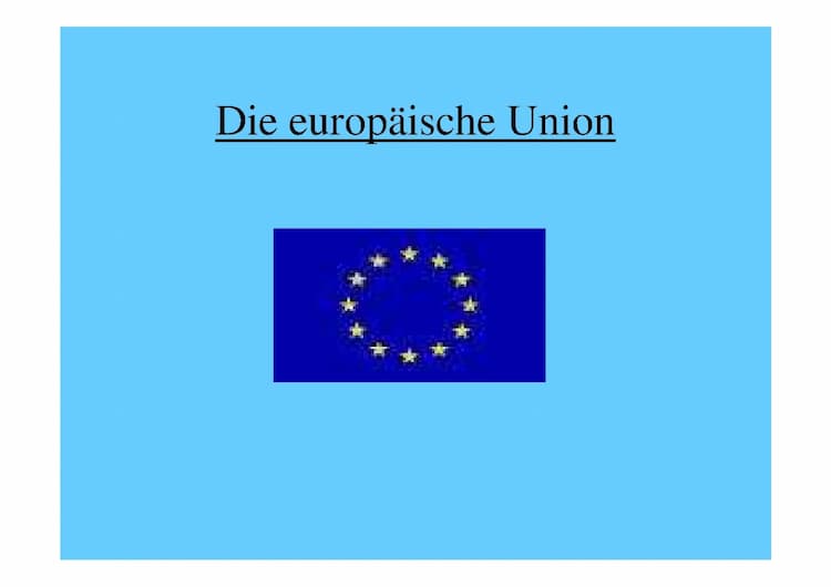 Know Die Europäische Union thumbnail