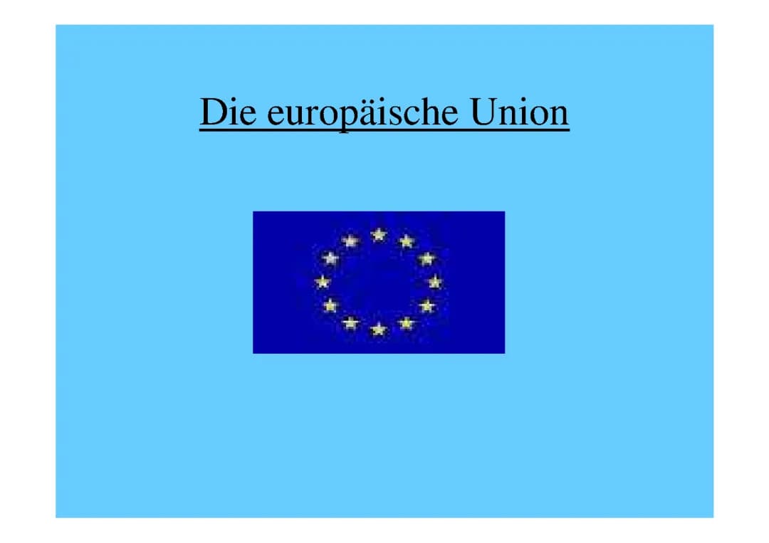 Die Europäische Union