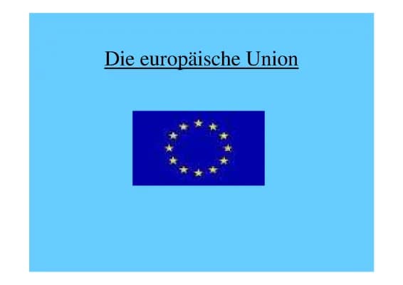 Know Die Europäische Union thumbnail