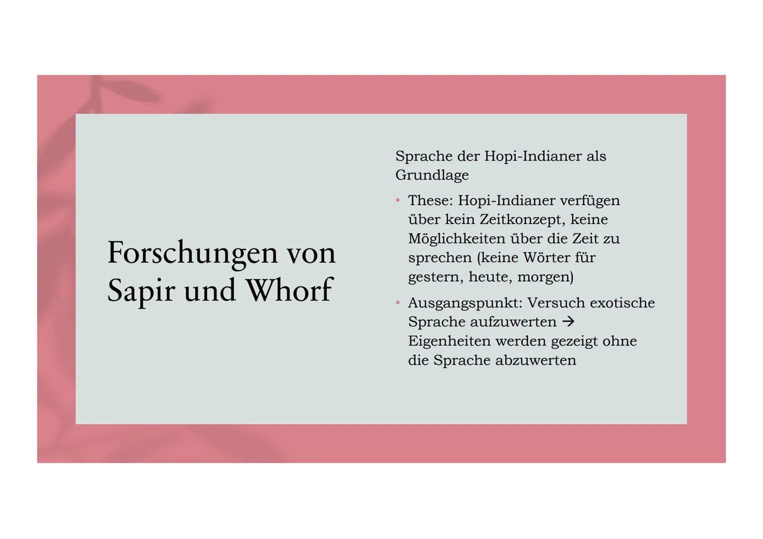 Sprache. Denken:
Wirklichkeit..
Die Denkschulen der Universalisten
und der Relativisten & die aktuellen
Auswirkungen
Präsentation von:
Wiebk