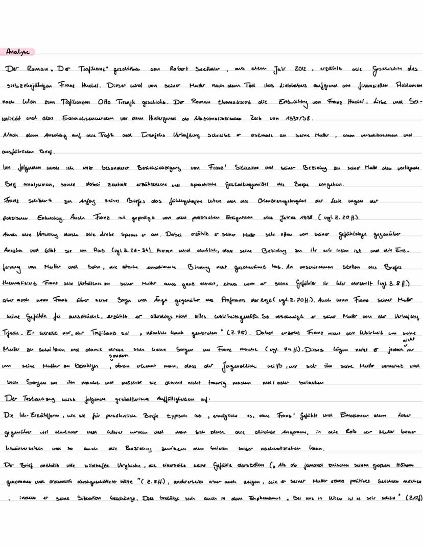 Darstellung
Grefille
Verkleinerung
Anapher
Chion mus
Liebe Mama,
das ist mein erster Brief an Dich. Und eigentlich nicht
nur an Dich, es ist