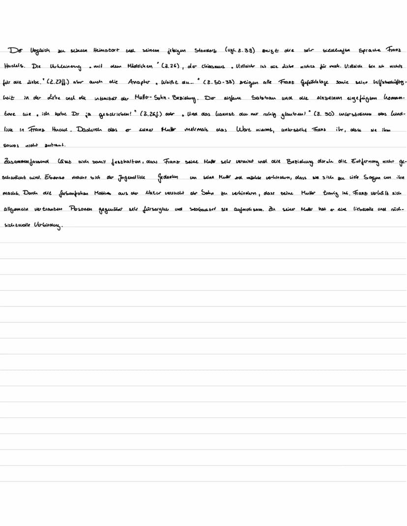 Darstellung
Grefille
Verkleinerung
Anapher
Chion mus
Liebe Mama,
das ist mein erster Brief an Dich. Und eigentlich nicht
nur an Dich, es ist