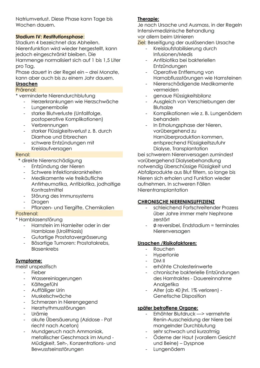ausscheidung B.3 Teil 2
Anatomie Physiologie Harnausscheidung:
Arteria renaris
Vena
renaris
Harnsystem
Nievewinde
www
Nievenbecken m
Nierenm