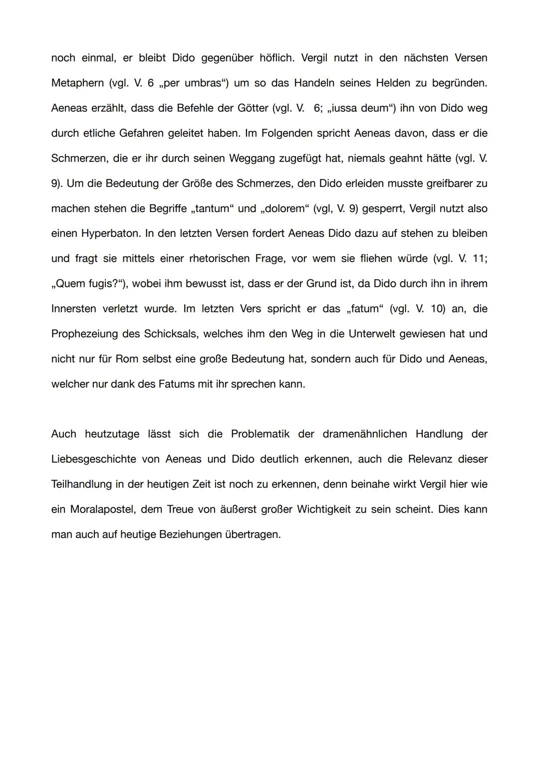 Interpretationsaufgabe: Vergil, Aeneis 6,456-466
Leni Schmidt
Der vorliegende Textausschnitt stammt aus dem sechsten Buch von Vergils Aeneis