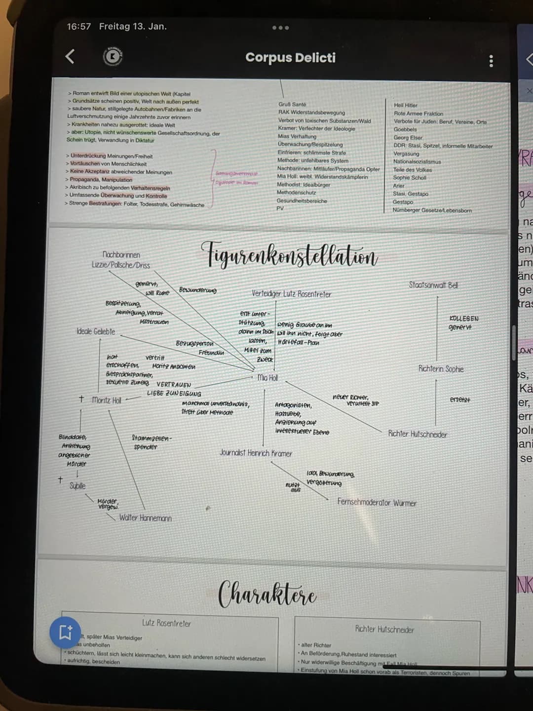 Kapitelüberschriften des Romans ,,Corpus Delicti"
(Lösung)
viele kurze und sehr kurze Kapitel,
eher unkonventionelle Überschriften,
formal u