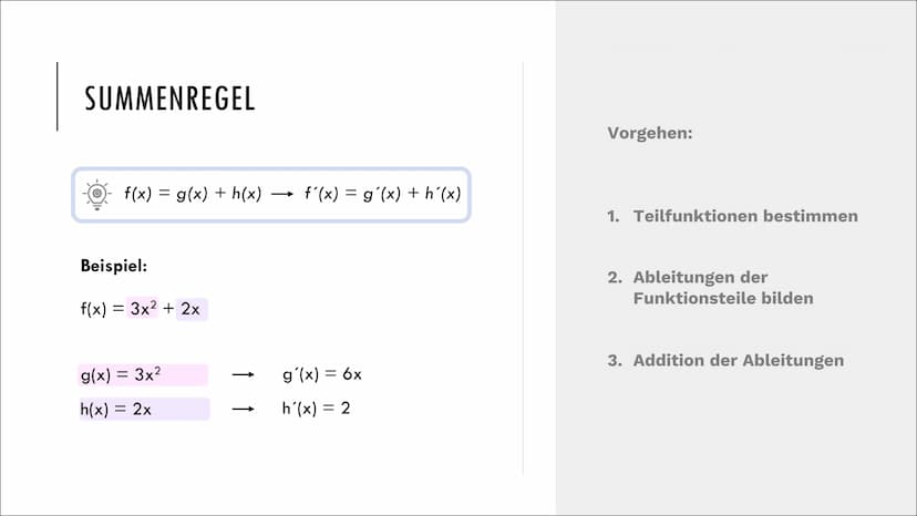 +x
| | ·|·
J
+-
X÷
REGELN ZUR ABLEITUNG
0-00
-0-0-0-
-00-0
0-00
Mathematik 5.
QUOTIENTEN-
REGEL
4.
EXPONENTIAL-
FUNKTIONEN
1.
SUMMEN-
/DIFFE