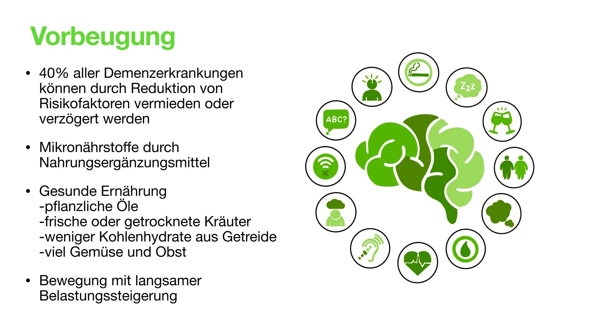 Neuronale Erkrankung am
Beispiel Alzheimer
Störung des Hirnstoffwechsels Inhalt
●
• Demenz und Alzheimer
• Symptome von Alzheimer
●
• Neuron