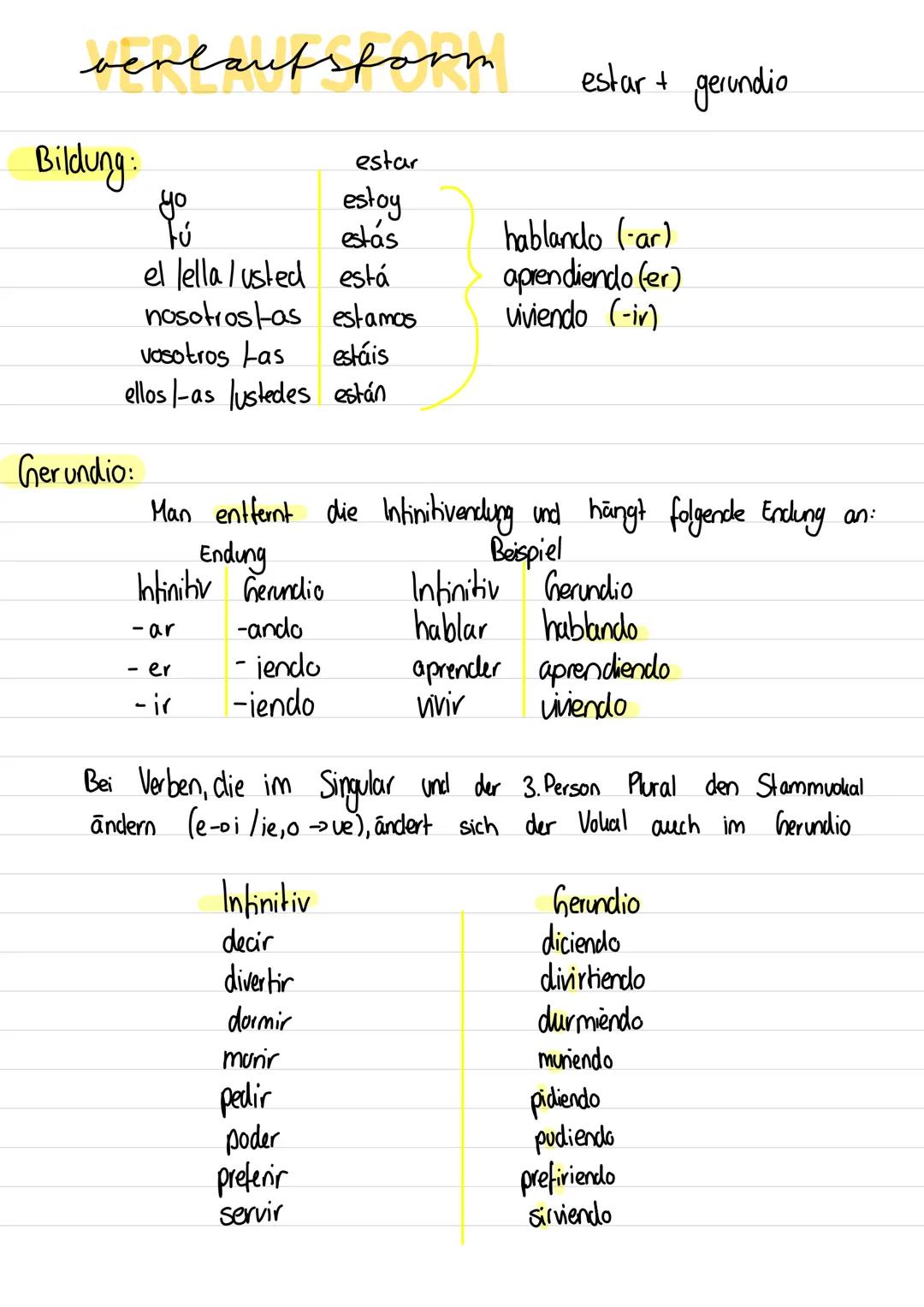 P
e
S
e
n
+
e

Das Presente de indicativo ist die spanische Zeitform der Gegenwart
im Indikativ und entspricht in etwa dem deutschen Präsens